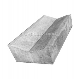 Лоток водоотводный бетонный прикромочный Б1-20-50 1000х500х200/250